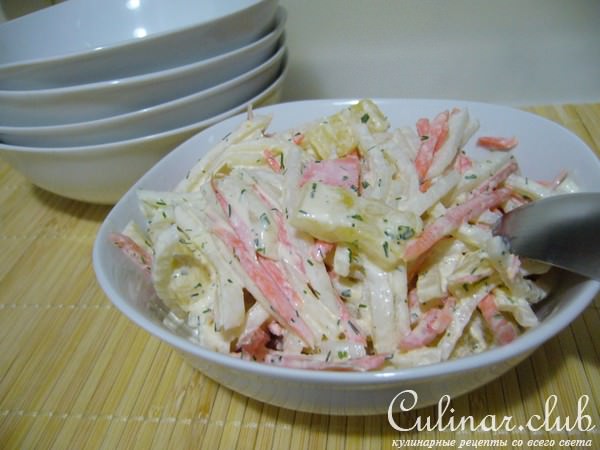 Салат из моркови, редьки и... ананаса