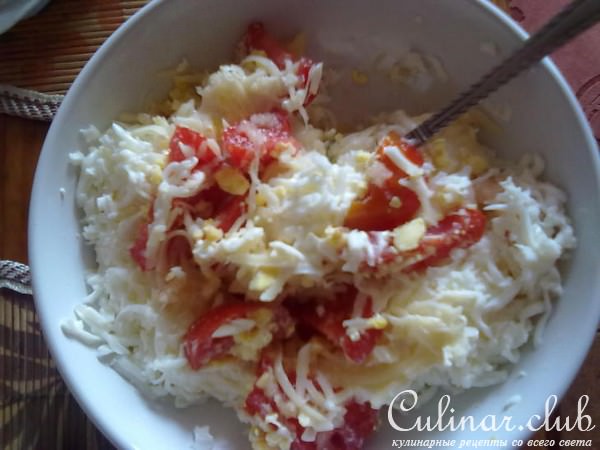 Сырный салатик