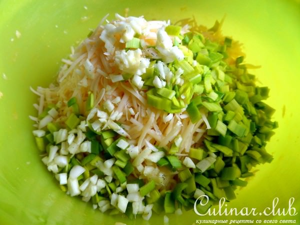 Сырный салат "Бабочки"
