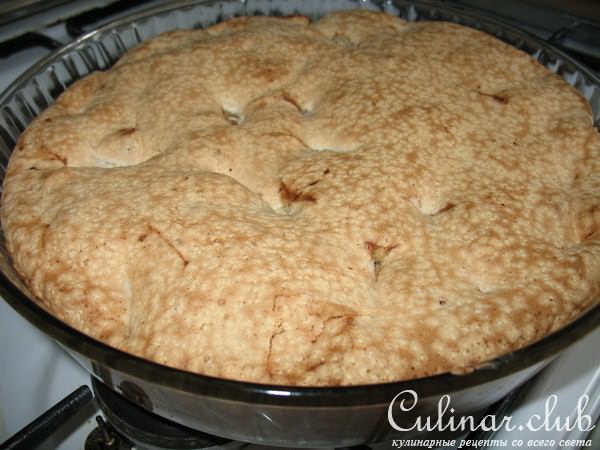 Шарлотка яблочно-грушевая