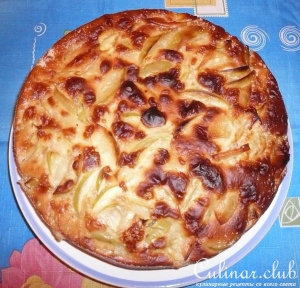 Быстрый яблочный пирог (вариант)