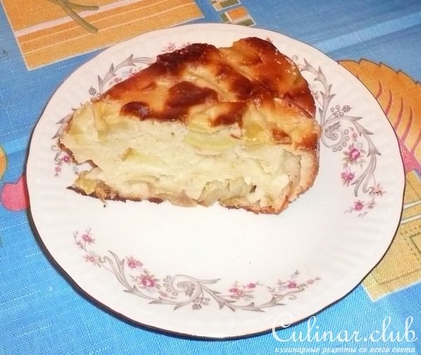 Быстрый яблочный пирог (вариант)