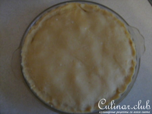 Баскский пирог с яблоками