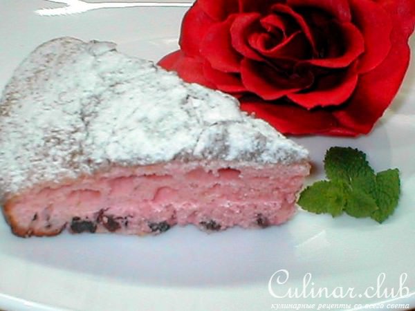 ПИРОГ-ГУБКА НА КИСЕЛЕ