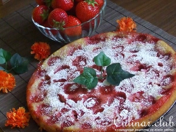 КЛУБНИЧНАЯ ПИЦЦА