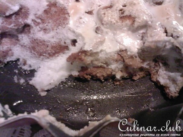 Савоярди по снежной коркой