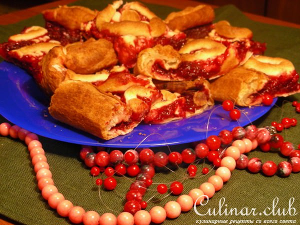 Пирог "Клюквенная сказка"