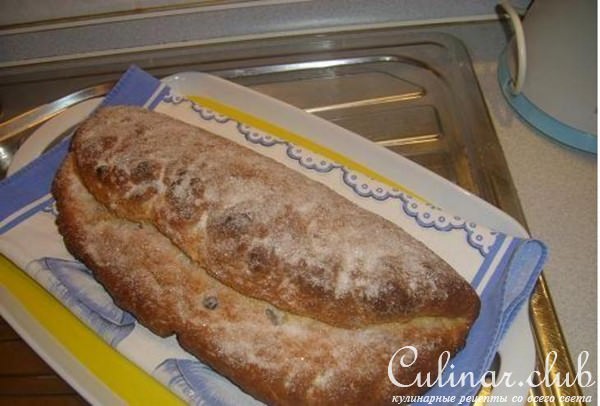Рождественская творожная штолла