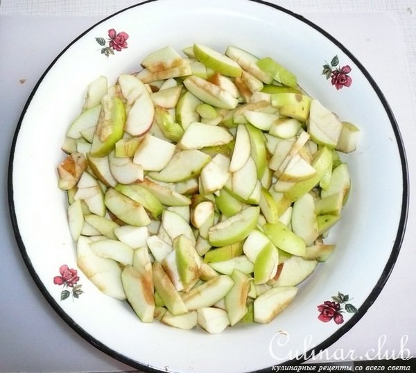 Быстрый яблочный пирог (вариант)