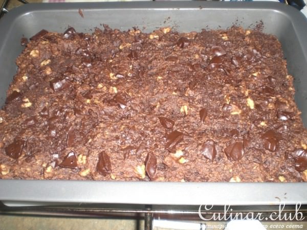 Овсяный пирог брауни( вариант)