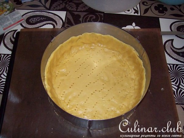 Пирог с ревенем и яблоками.