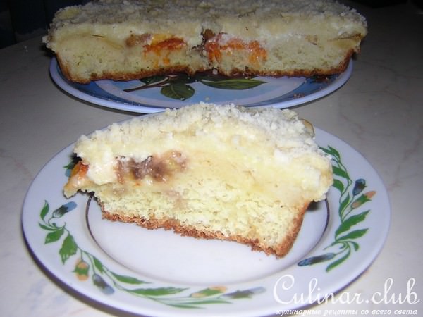 МАННИК С ТВОРОЖНО-ФРУКТОВОЙ НАЧИНКОЙ