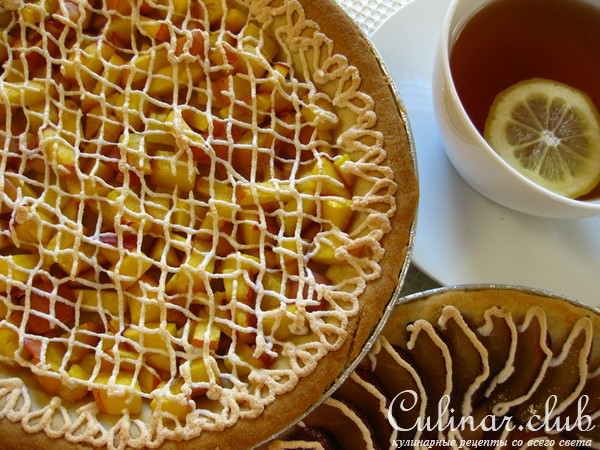 Песочный пирог со сливами "Неженка"