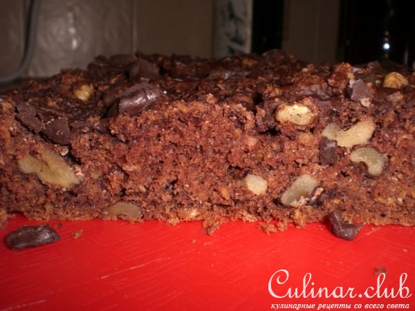 Овсяный пирог брауни( вариант)