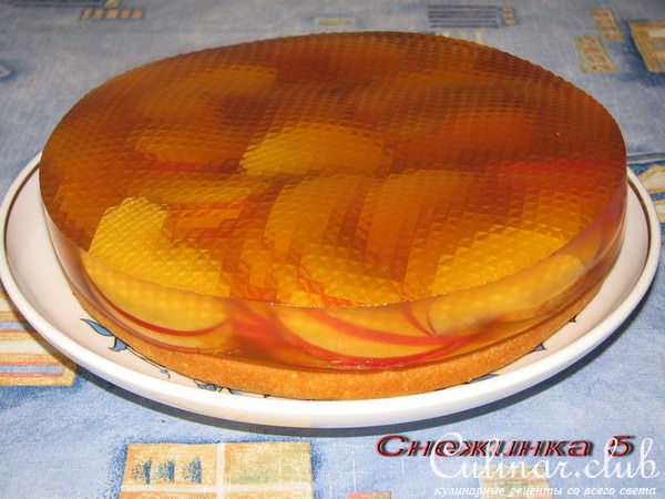 Пирог "Яблоки под снегом"
