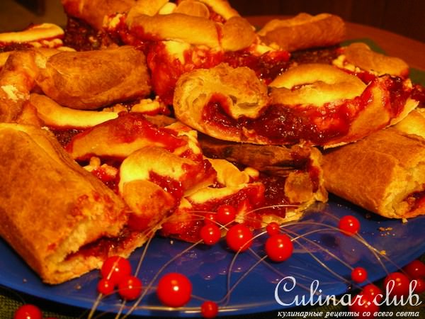 Пирог "Клюквенная сказка"