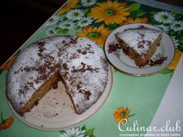 Клафути с вишнями