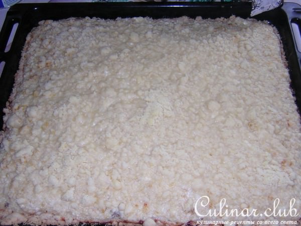 ПИРОГ С ТВОРОГОМ И БАНАНАМИ