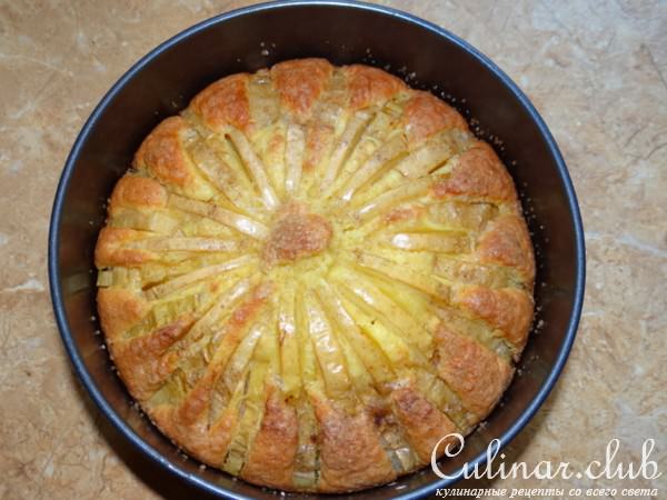 Шарлотка яблочная с корицей по-Корнуэльсзки