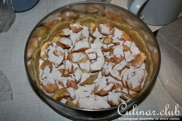 Пирог с яблочной начинкой