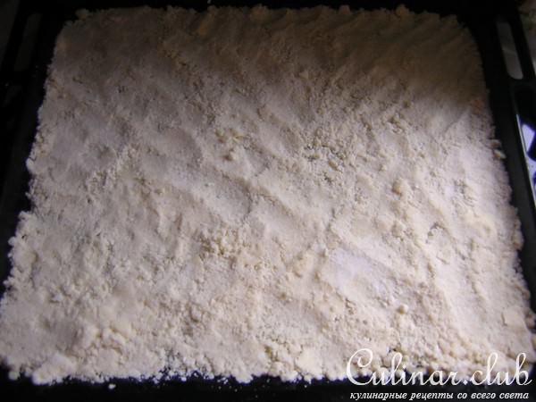 ПИРОГ С ТВОРОГОМ И БАНАНАМИ
