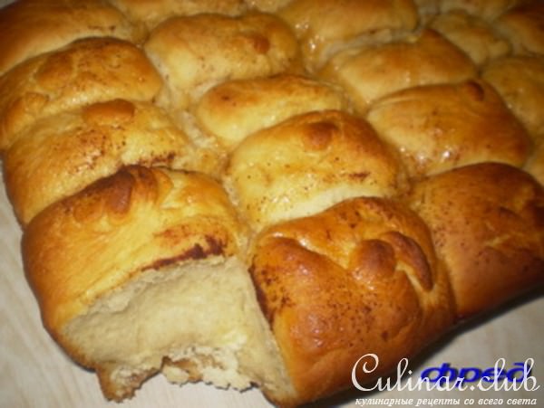 Пирог ароматный с ревенем и творогом