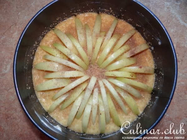 Шарлотка яблочная с корицей по-Корнуэльсзки