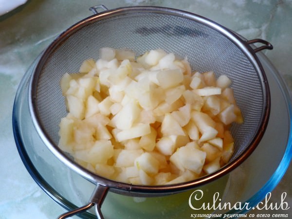 Нежный пирог с яблоками.