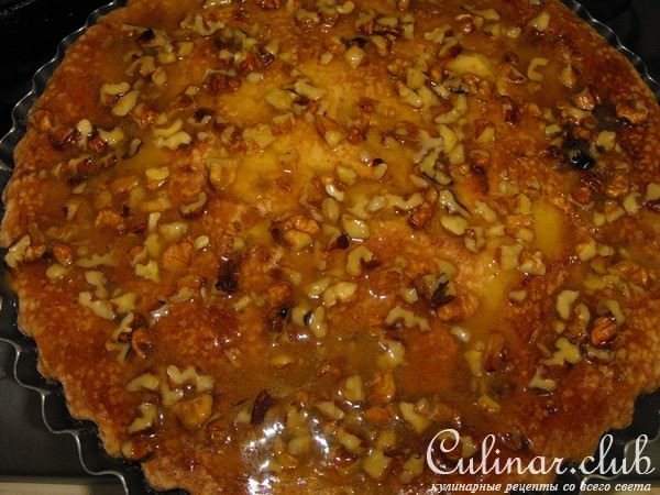 "Мокрый" яблочный пирог