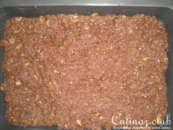 Овсяный пирог брауни( вариант)