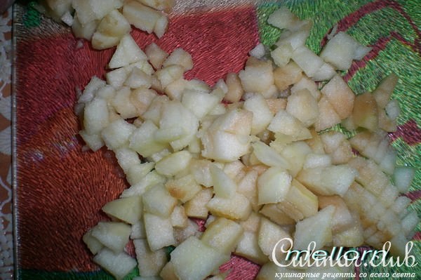 Яблочные булочки с овсяной крупой