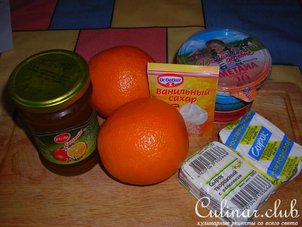 Песочный пирог "Апельсин и глазурь"