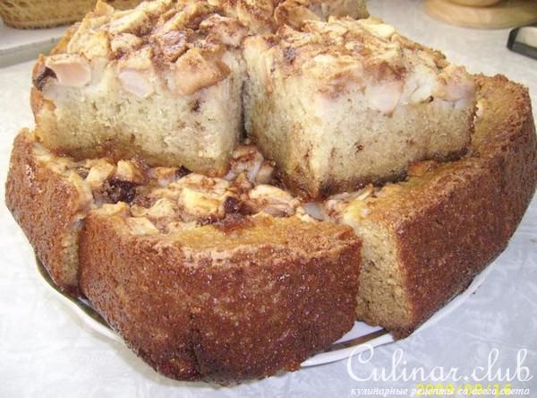 Манник с яблочками (без муки - вариант)