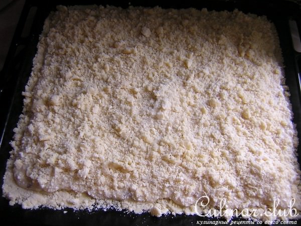 ПИРОГ С ТВОРОГОМ И БАНАНАМИ