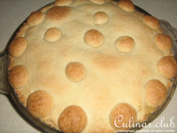 Баскский пирог с яблоками