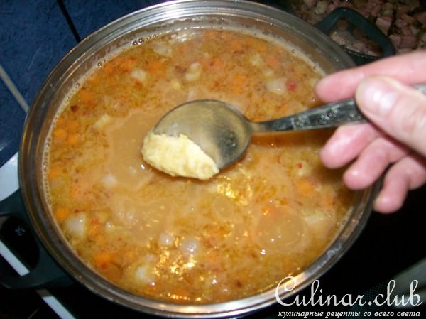 "Двойной" гороховый суп