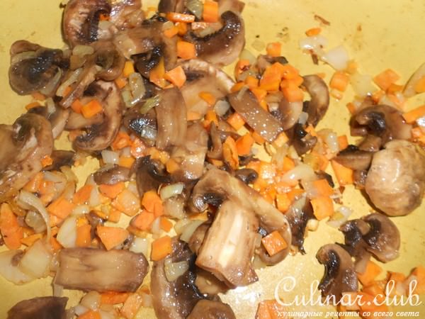 Суп с гречкой и шампиньонами