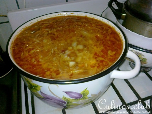 Борщ по-гречински( Наша фамилия такая)