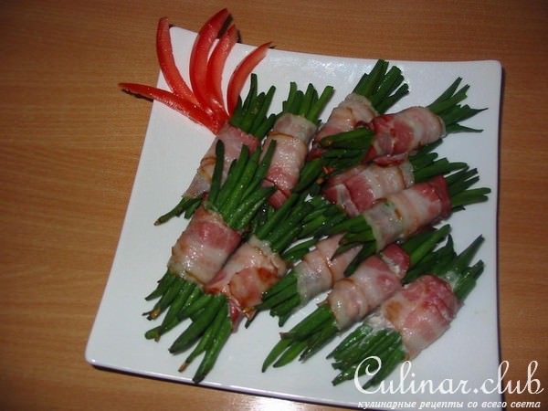 закуска из стручковой фасоли.