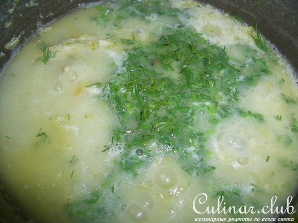 Суп с брокколи и сыром