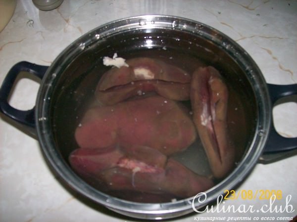 Калья (почти классический рассольник с почками)