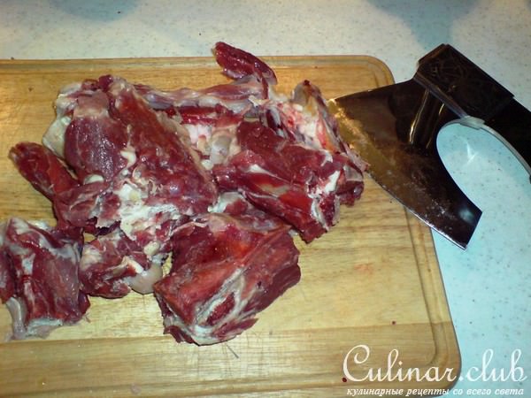 Баранина вареная с картофелем