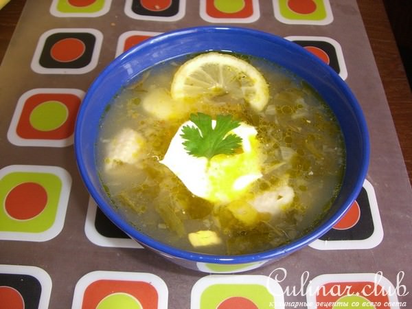Супчик щавелевый - ну ооочень вкусный!!!