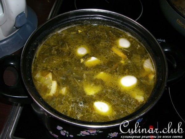 Супчик щавелевый - ну ооочень вкусный!!!