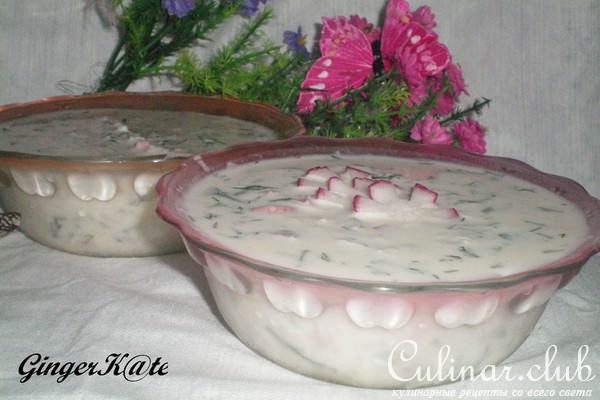 Легкий и свежий супчик