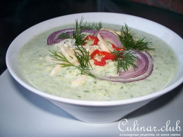 Суп Gazpacho(гаспачо) вариант от самого модного шеф повара Калифорнии Michelle Bernstein
