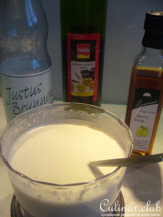 Холодный миндальный суп "Белый гаспачо - Ajo blanco "