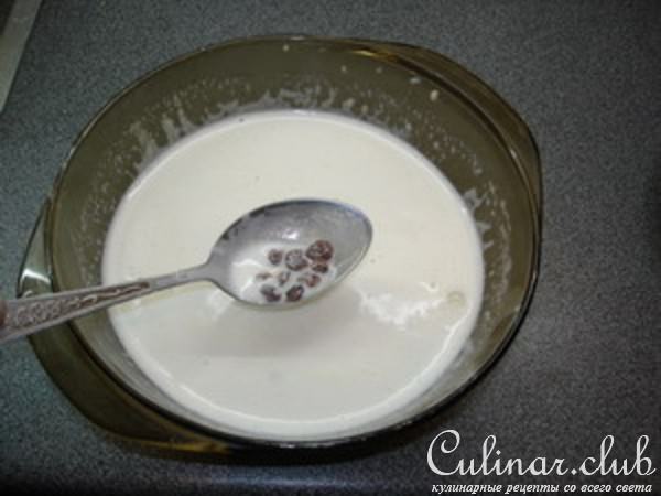 Молочный сладкий суп с клецками