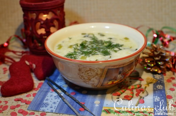 Похмельный кисломолочный суп