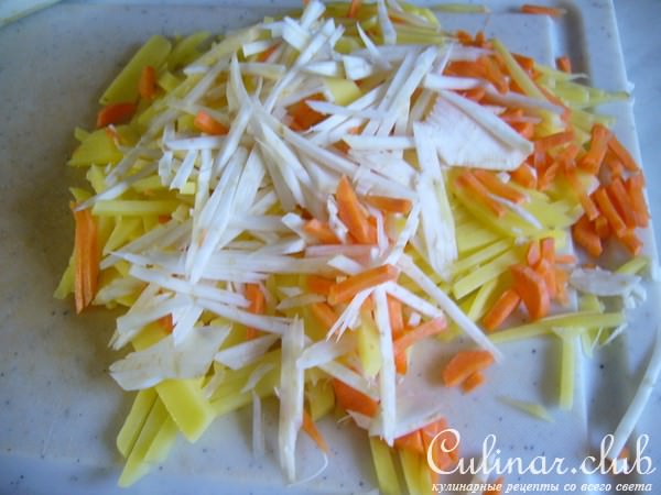 Грибной суп в горшочке, легкий, быстрый, вкусный